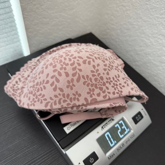 Adore Me Women’s Floral Lace Bra Size 34C Blush Adjustable - Picture 5 of 5